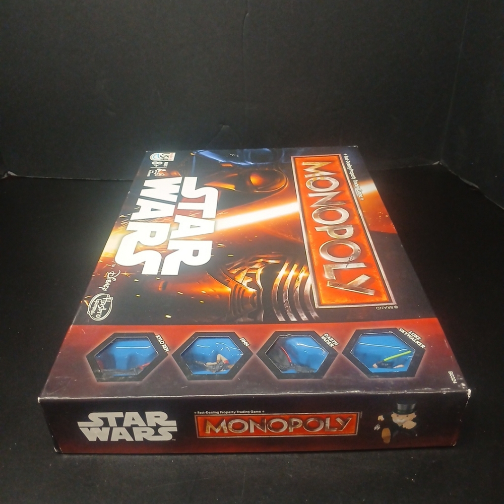 Monopoly Star Wars The Force Awakens Board Game 2015 Hasbro, COMPLETE - Picture 5 of 8